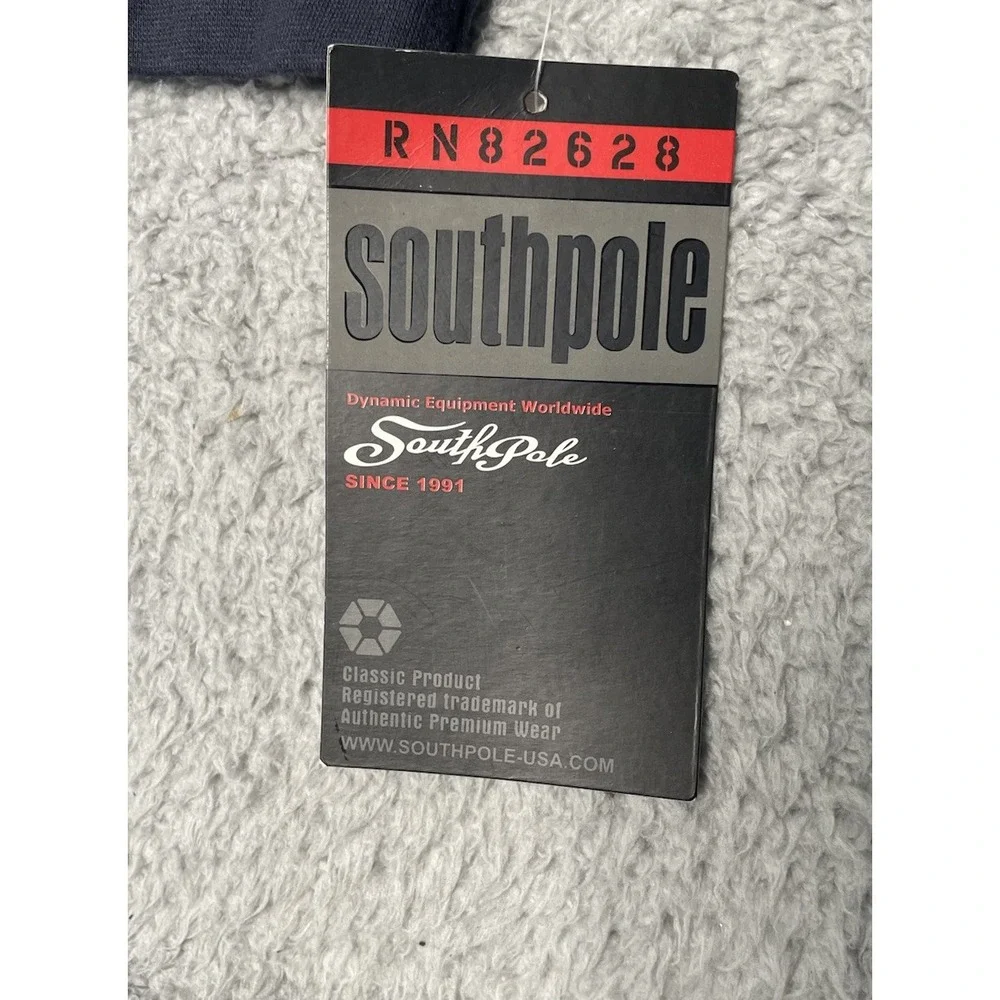 NWT Rare Vintage SouthPole Denim And Co Pullover Sweater Mens XL Blue Dead Stock